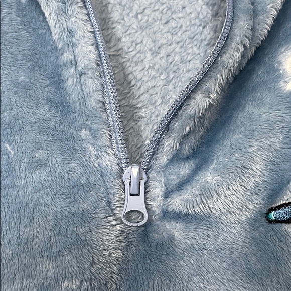 Disney Light Blue Stitch Fleece Top - Picture 7 of 9